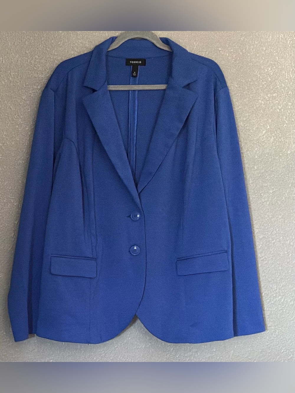 torrid Royal Blue Tailored Single-Button Blazer
